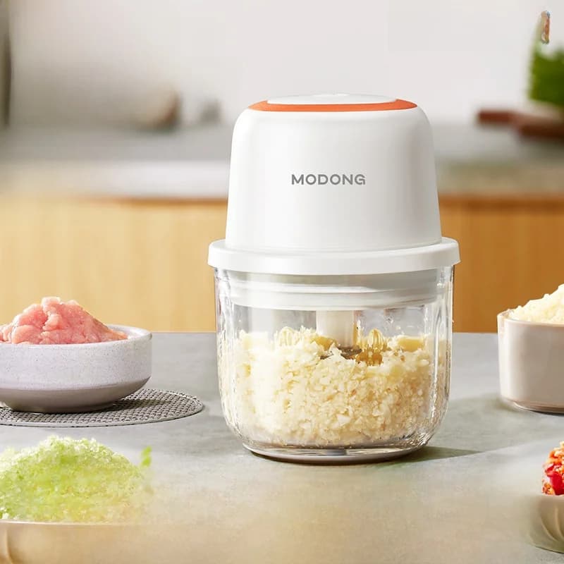 Picador eléctrico de ajo mini procesador de alimentos 300ml 5V 45W