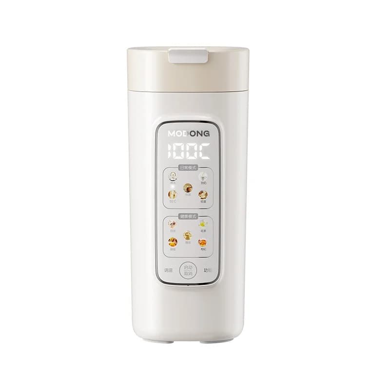 Vaso eléctrico portátil con control de temperatura