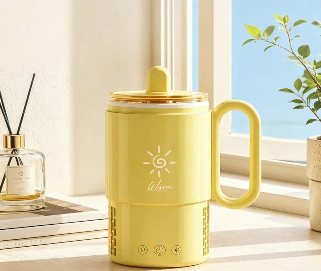 Mini vaso de enfriamiento y calentamiento 450mL 36W control táctil