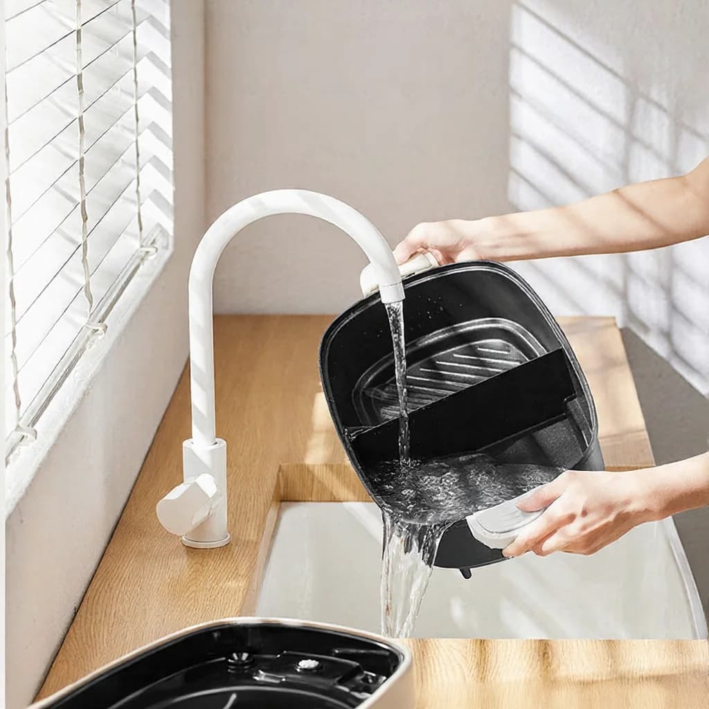 Olla eléctrica dividida 7L con control independiente de temperatura por zonas