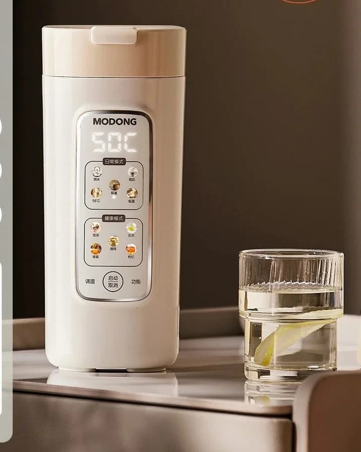 Taza Eléctrica Portátil para Calentar Agua con Filtro, 220V