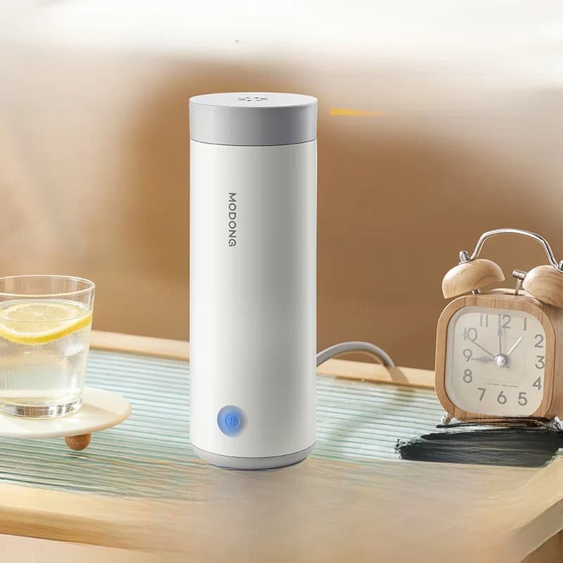 Vaso eléctrico portátil para calentar agua 304 revestimiento 300ml