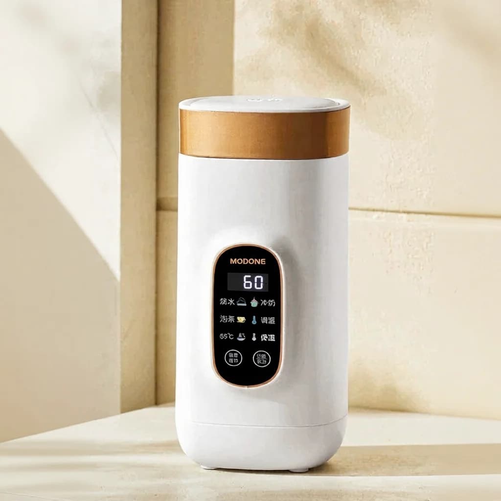 Taza calefactora eléctrica portátil 650ml con revestimiento 304 o 316