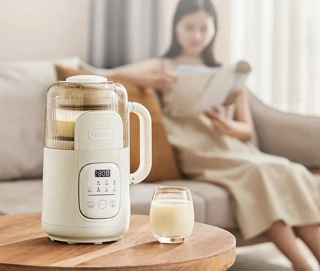 Batidora eléctrica de alta velocidad y fabricante de leche de soja con calentamiento