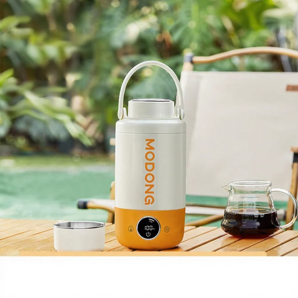 Taza hervidora eléctrica portátil de 1 L con acero inoxidable 316