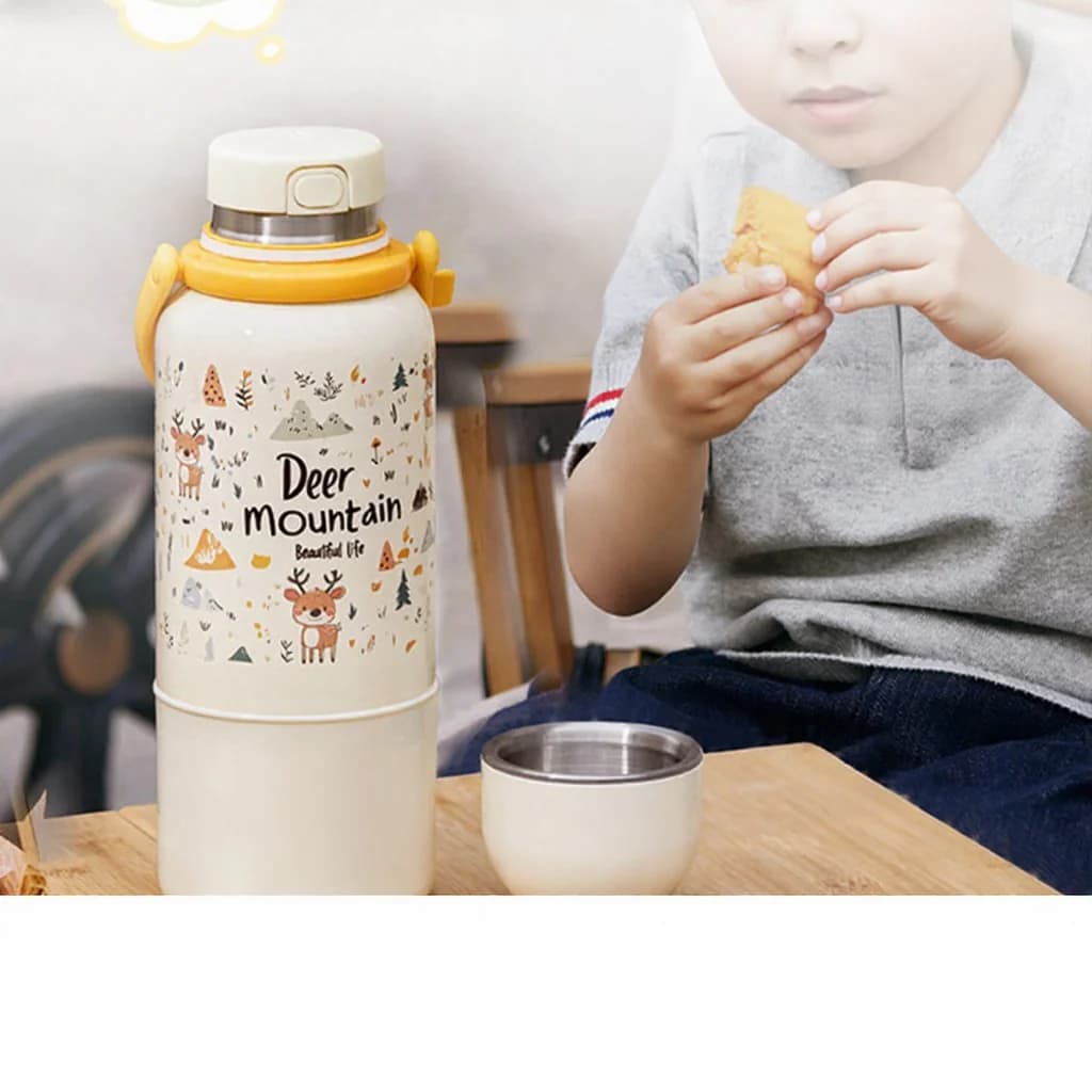 Taza Portátil Eléctrica para Calentar Agua con Hervido a 100°C y Termostato