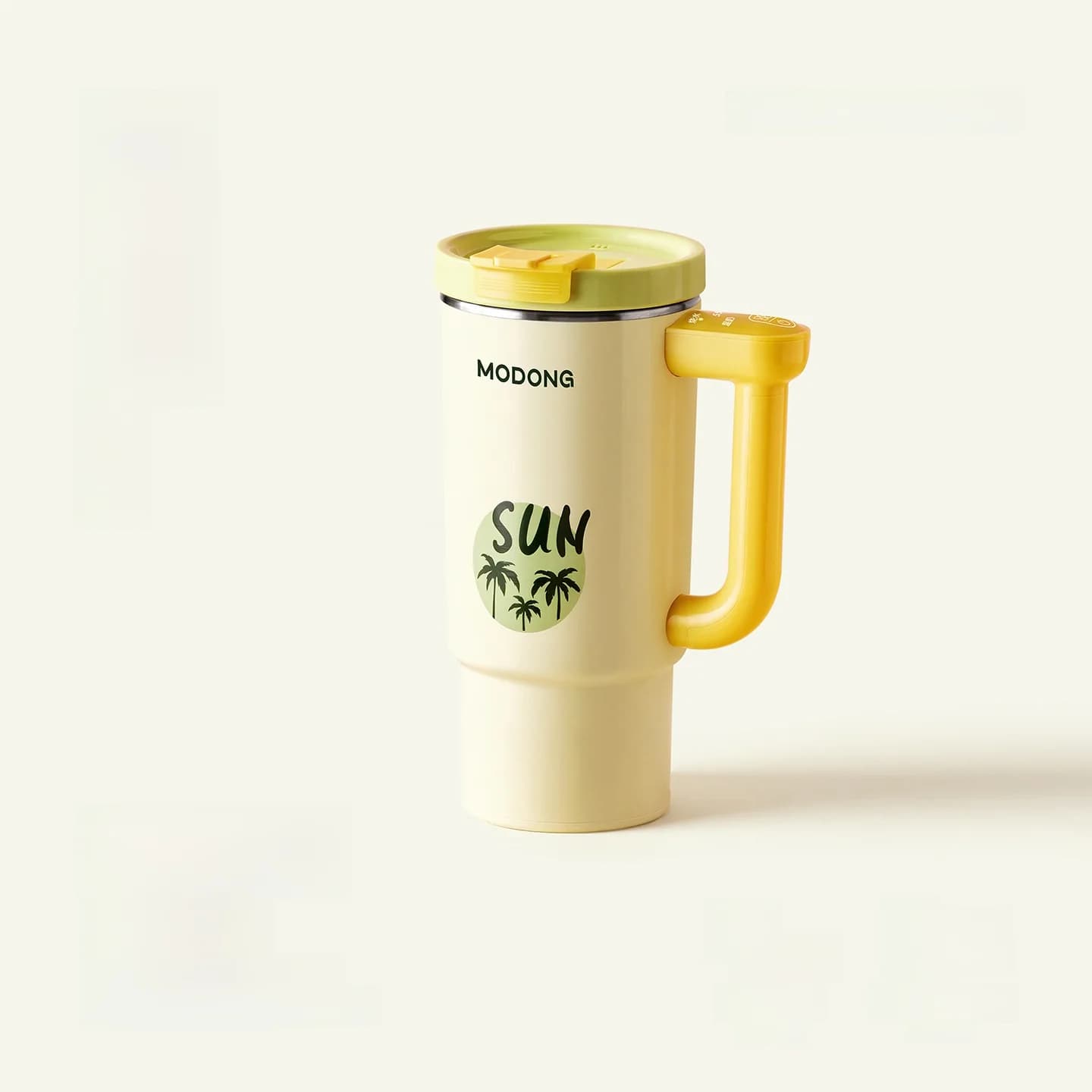 Taza calentadora eléctrica portátil con interior de acero inoxidable de 680ml