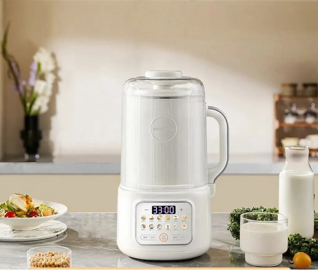 Preparador automático de leche de soja con batido silencioso y mantener caliente