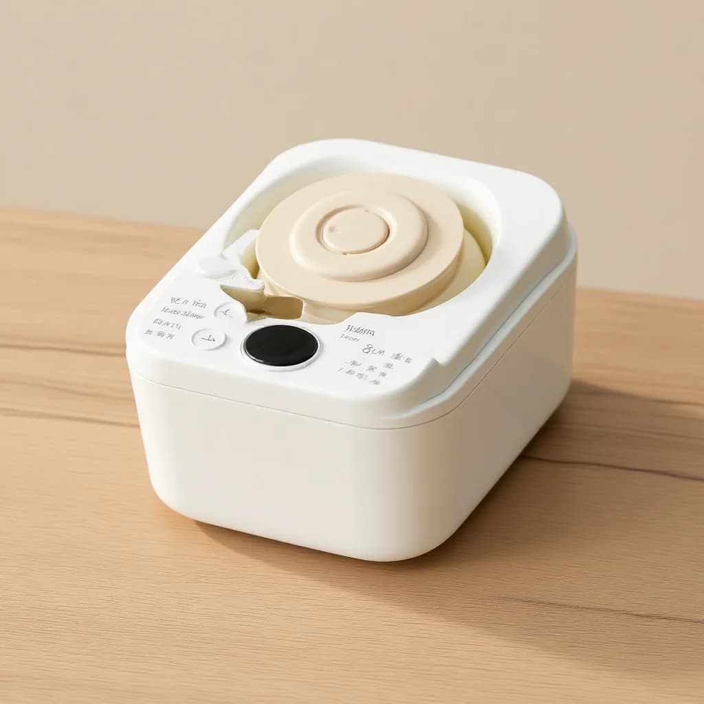 Yogurtera eléctrica con recipiente interior de vidrio y temporizador