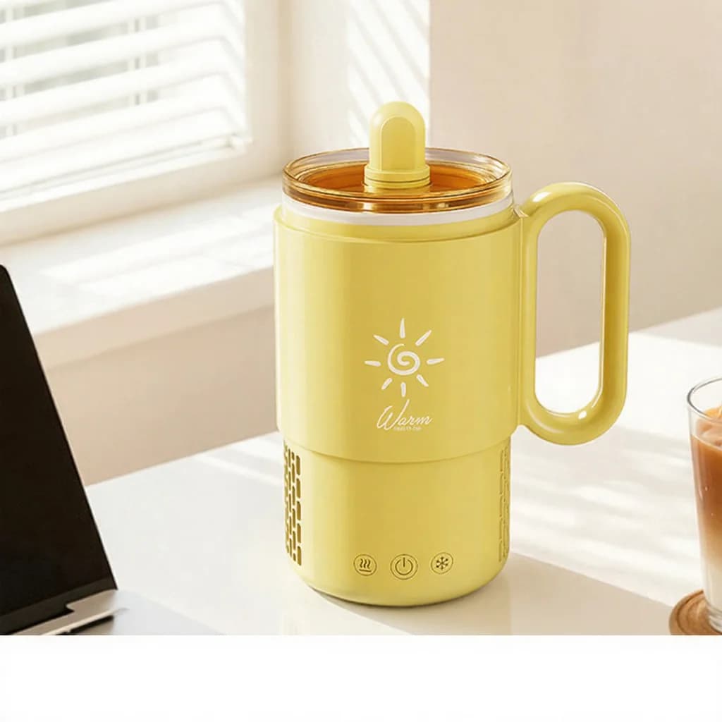 Vaso portátil de calentamiento y enfriamiento 450mL 36W control táctil
