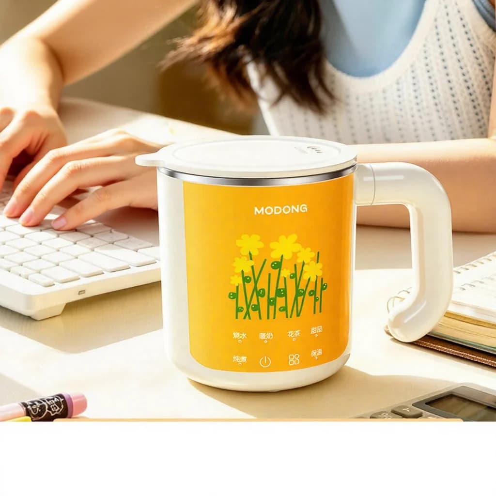 Taza eléctrica portátil para guiso y gachas, 300W, <1L