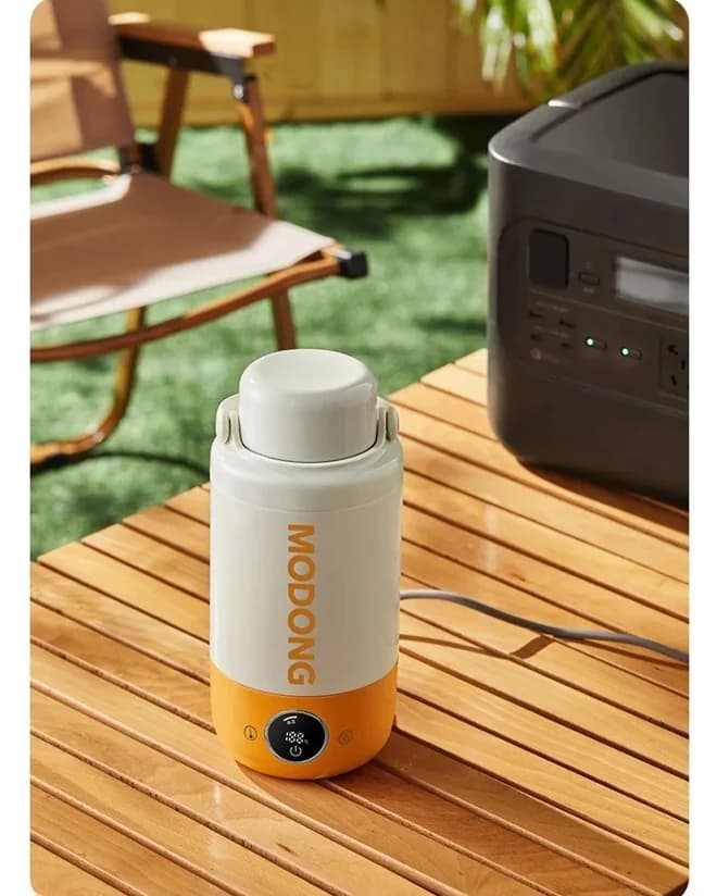 Taza eléctrica portátil para calentar agua 1L 110V-240V