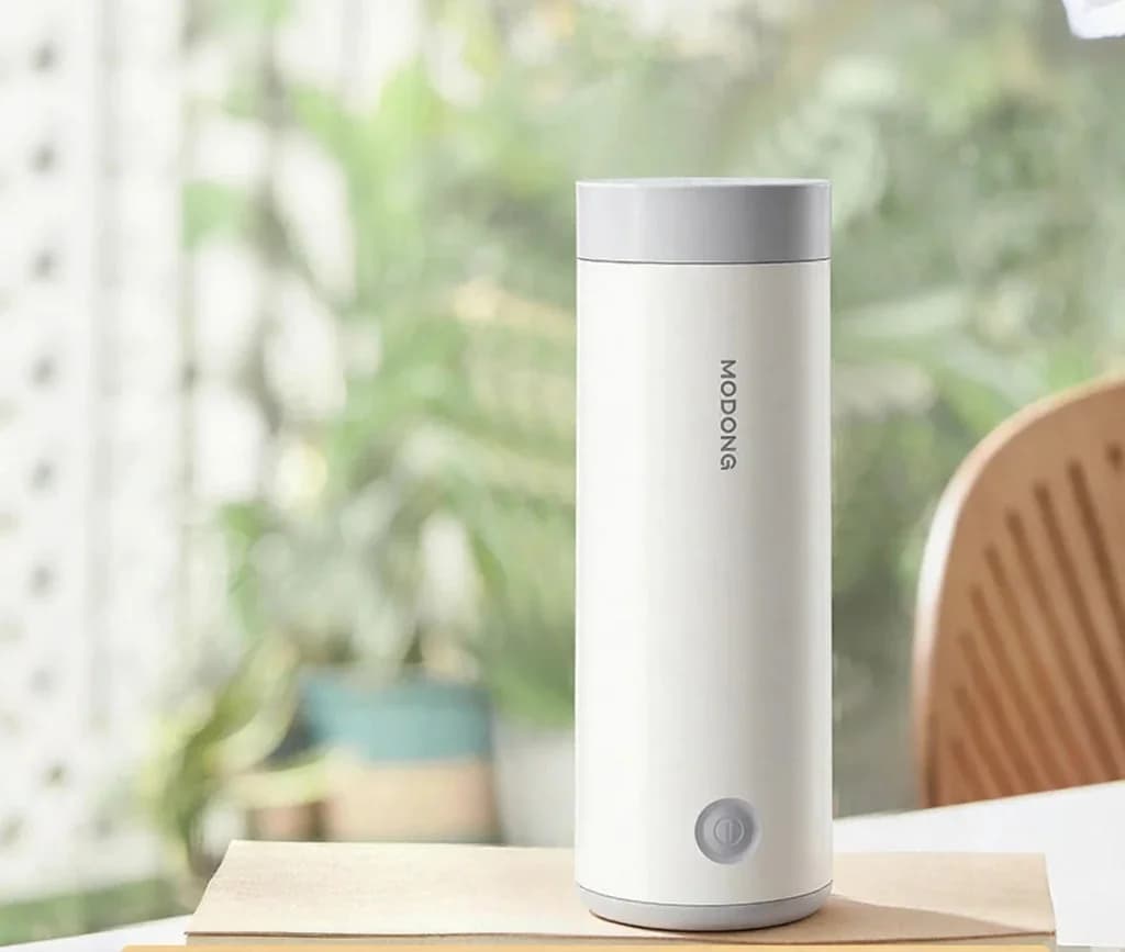 Taza eléctrica portátil de calentamiento 304 acero inoxidable 300ml 220V