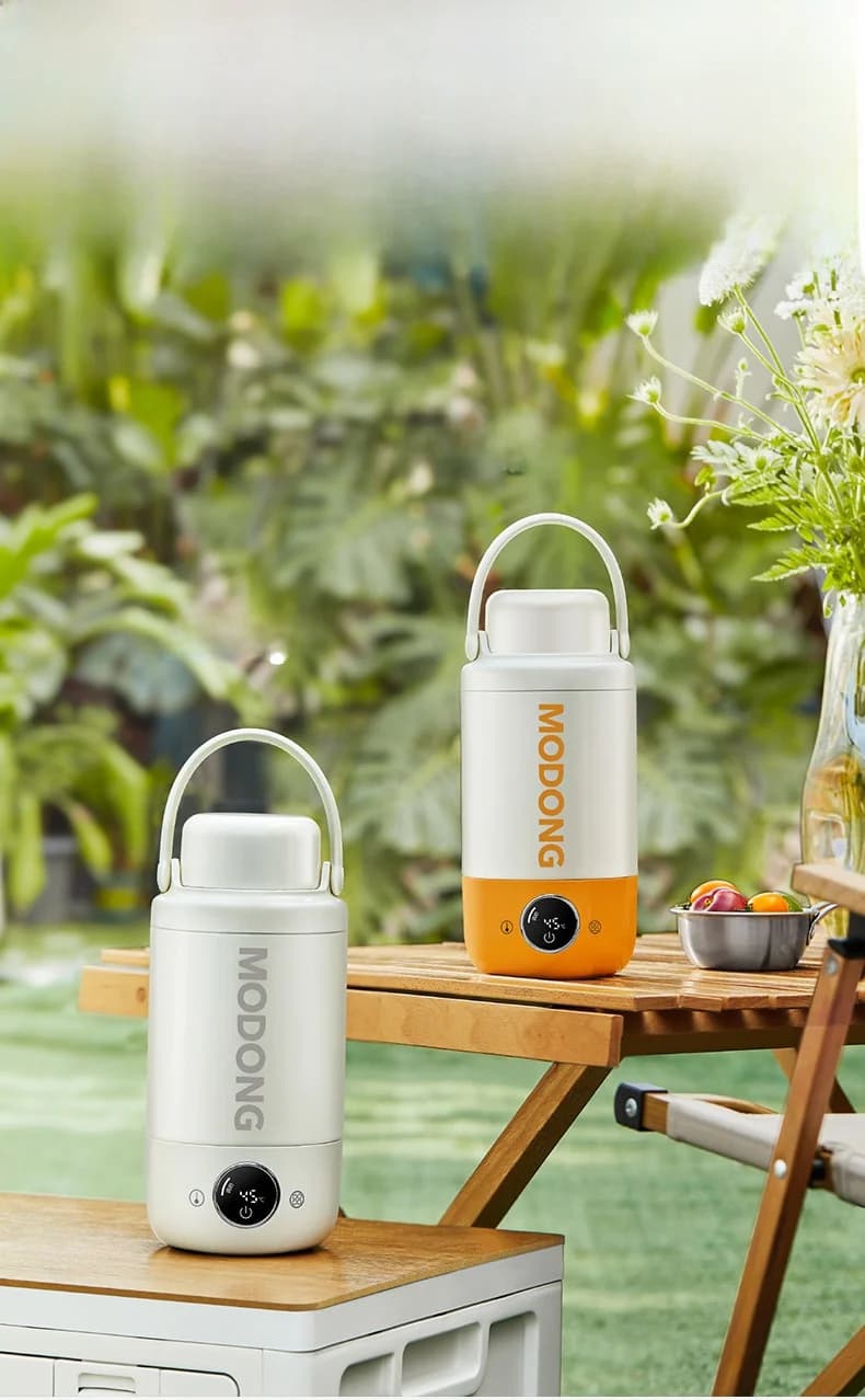 Taza eléctrica portátil para calentar agua 1L 110V-240V
