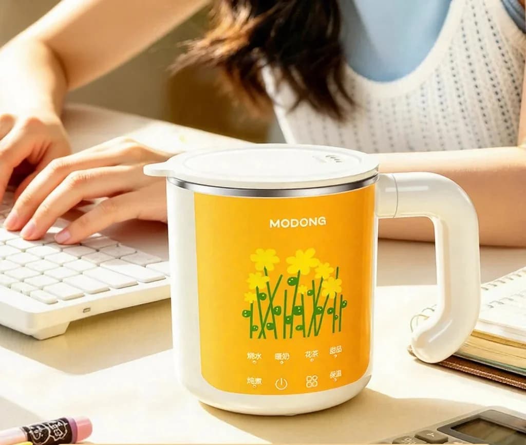 Vaso de guiso eléctrico portátil para gachas, 300W, <1L