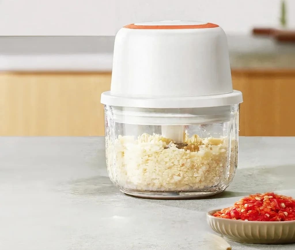 Mini procesador de alimentos eléctrico para ajo, 300ml, 5V, 45W