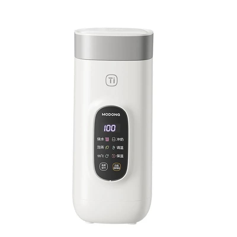 Vaso eléctrico de viaje de titanio para calentar agua, 650ml, 220V
