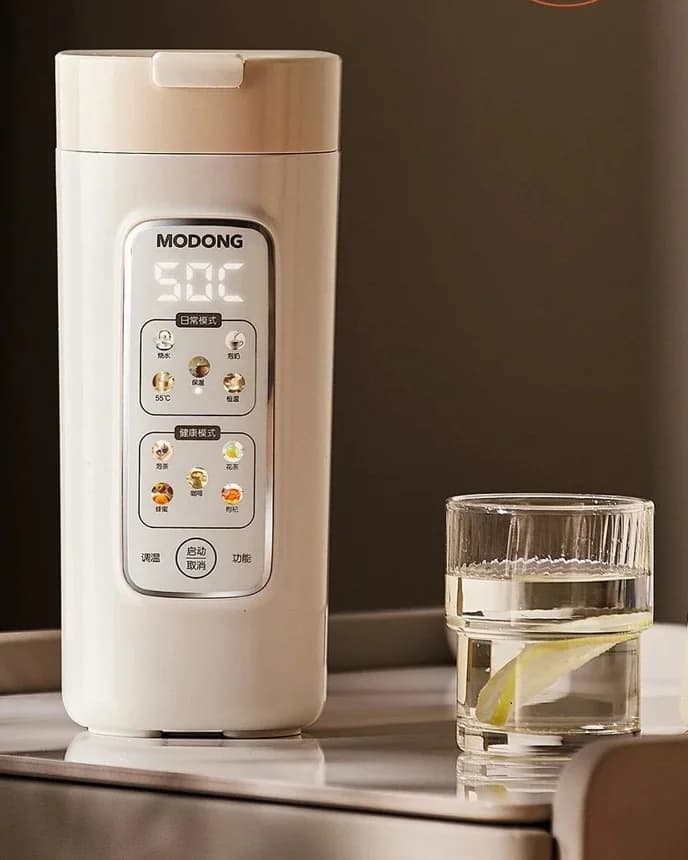 Taza Eléctrica Portátil para Calentar Agua con Filtro, 220V