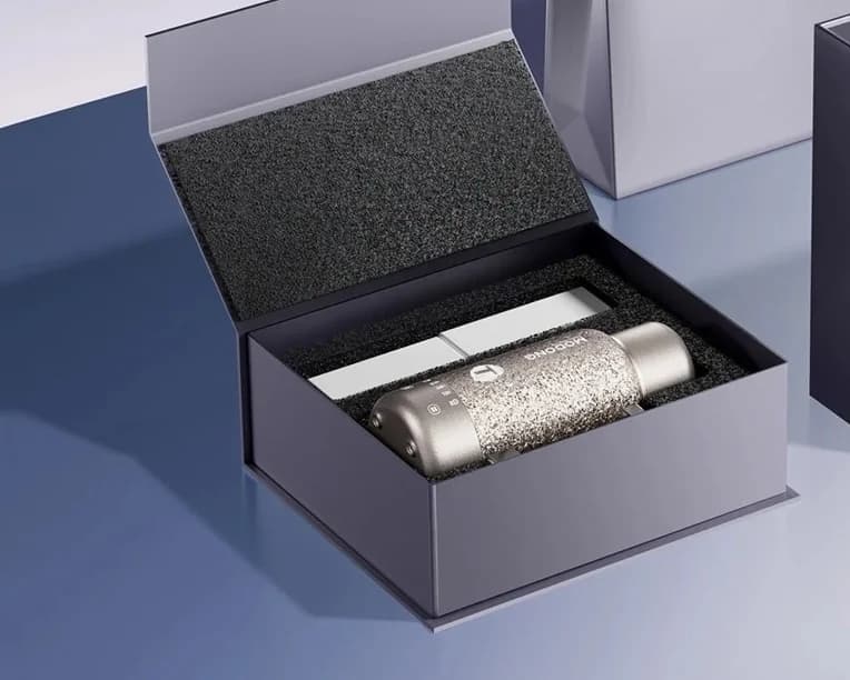 Taza Térmica Eléctrica Portátil de Titanio, 1L, Doble Potencia, Mantenimiento de Calor