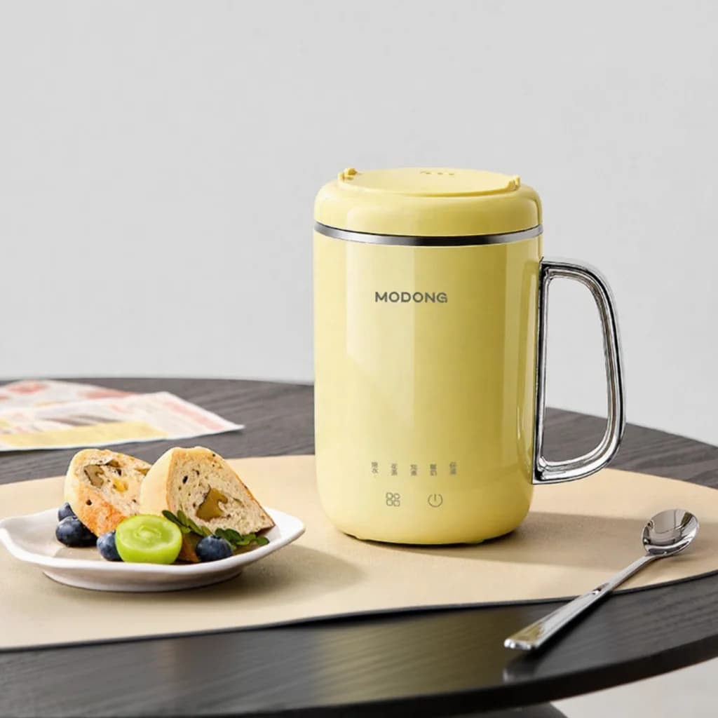 Mini olla eléctrica para gachas de 1L, control táctil, 220V