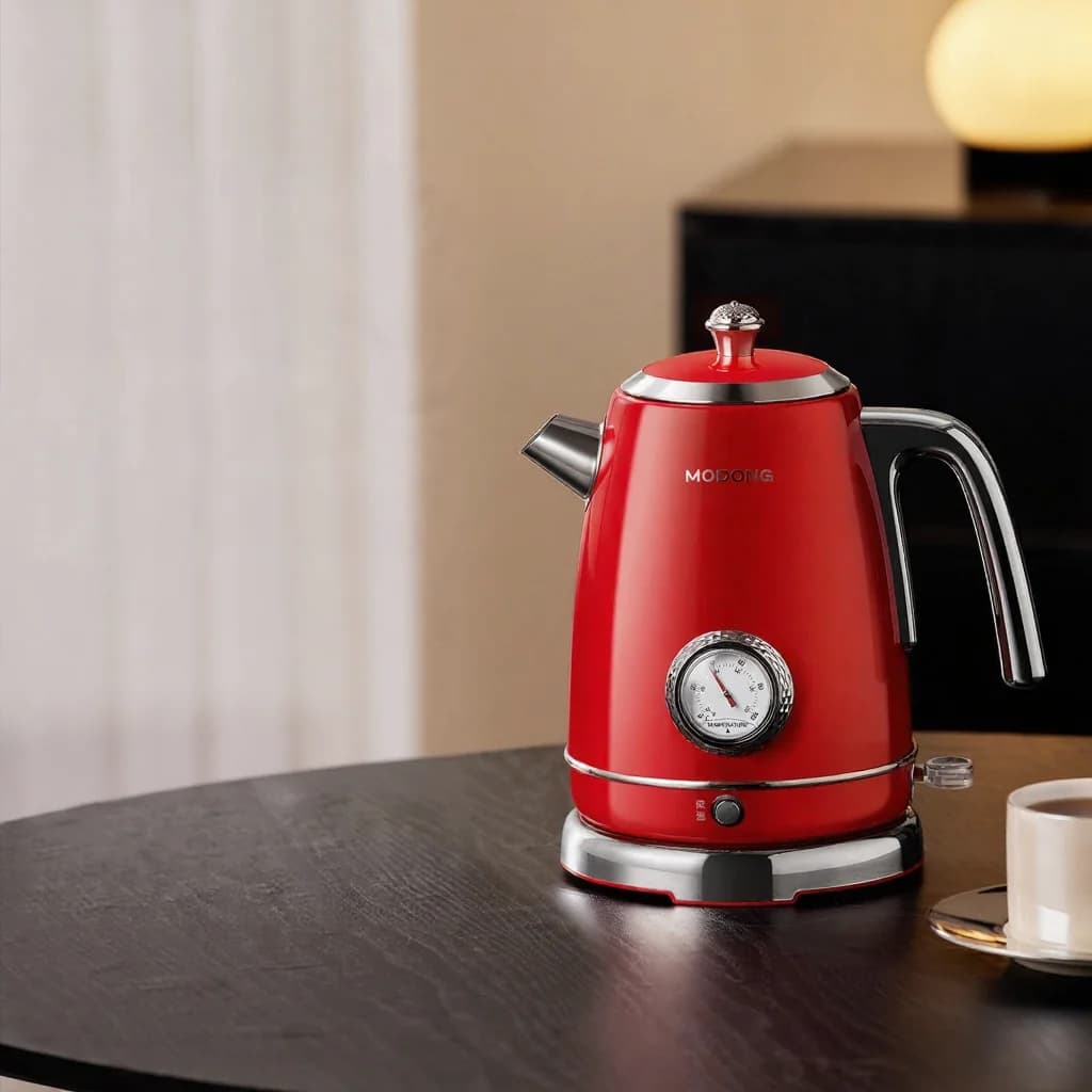Hervidor eléctrico de acero inoxidable 304 con pantalla de temperatura