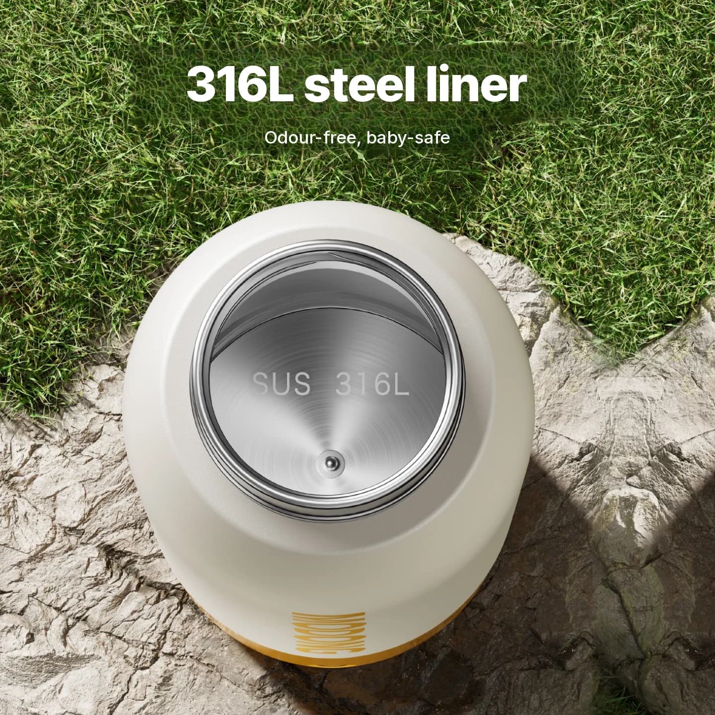 Vaso calefactor eléctrico portátil para coche con control de temperatura