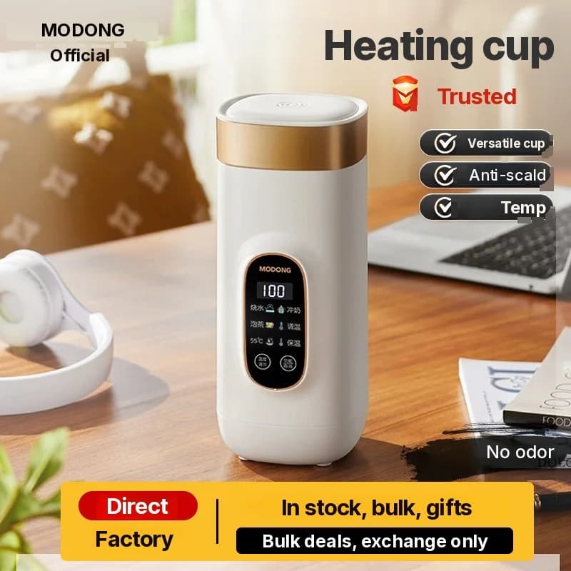 Taza calefactora eléctrica portátil 650ml con revestimiento 304 o 316