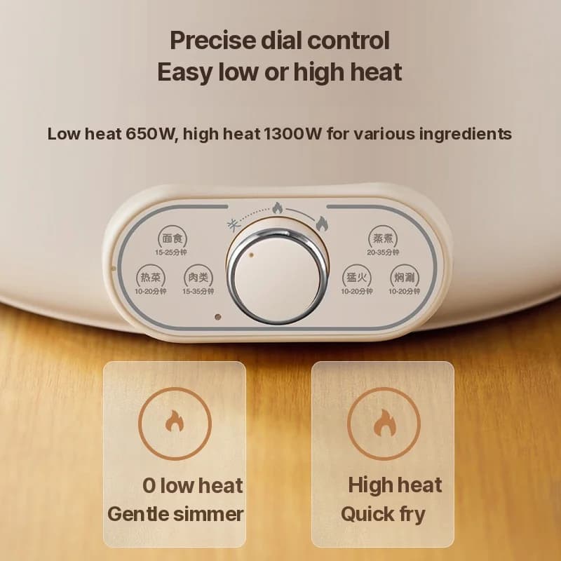 Olla eléctrica 6L 7L 8L con vaporera, 220V