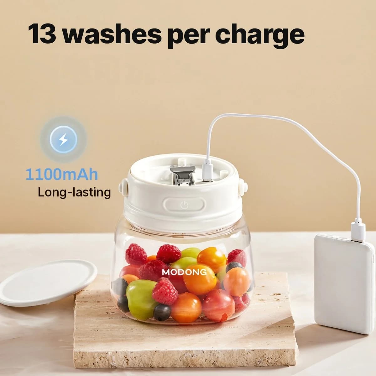 Lavador portátil de frutas y verduras, 4W