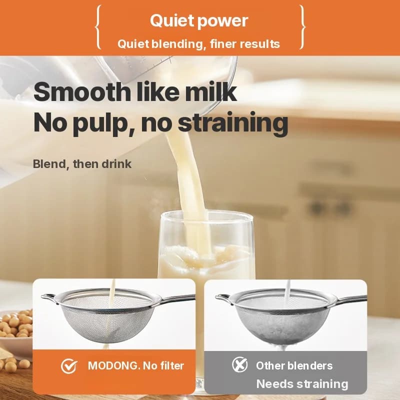 Batidora eléctrica de alta velocidad y fabricante de leche de soja con calentamiento