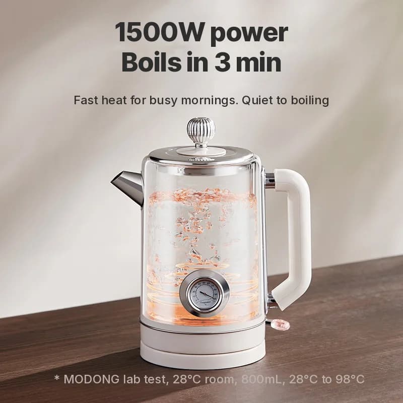 Hervidor eléctrico con apagado automático y mantener caliente 1.8L