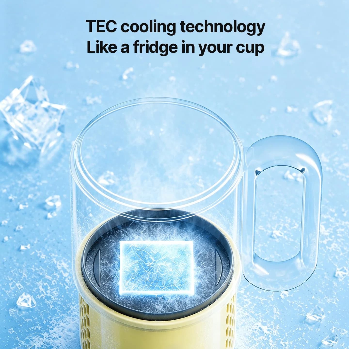 Taza mini de enfriamiento y calentamiento 450mL 36W control táctil