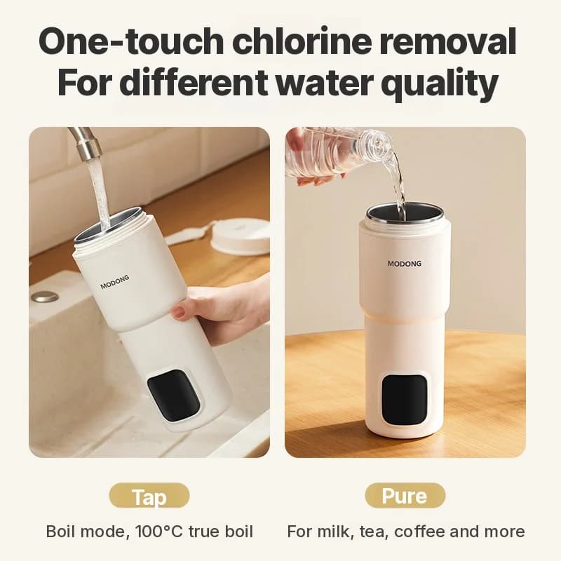 Hervidor eléctrico con apagado automático y conservación del calor