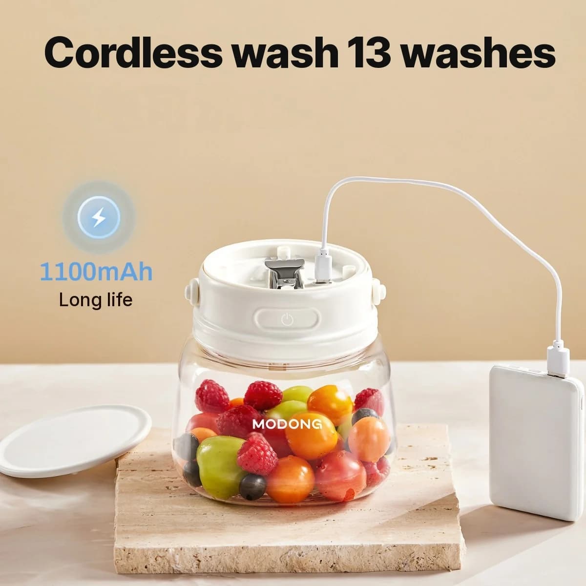 Lavadora portátil de alimentos para frutas y verduras, 4W