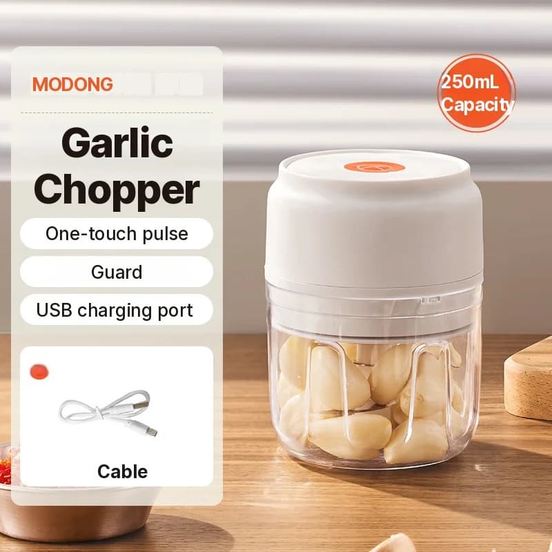 Procesador de Alimentos para Bebés Eléctrico, Vaso de Vidrio 300ml, 45W