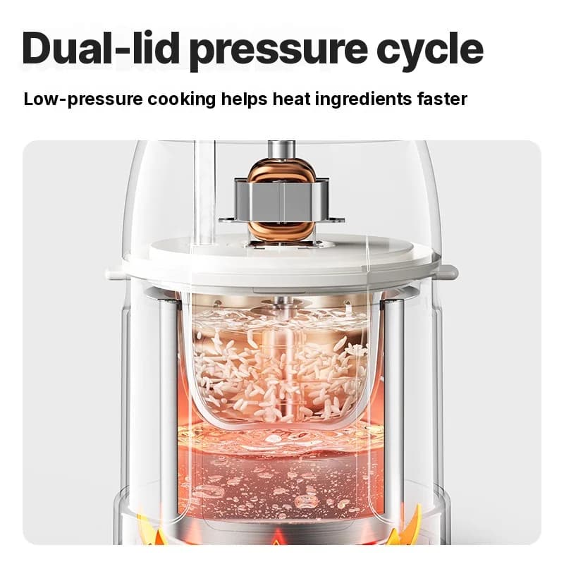Robot de cocina para bebés con vaporizador y trituradora