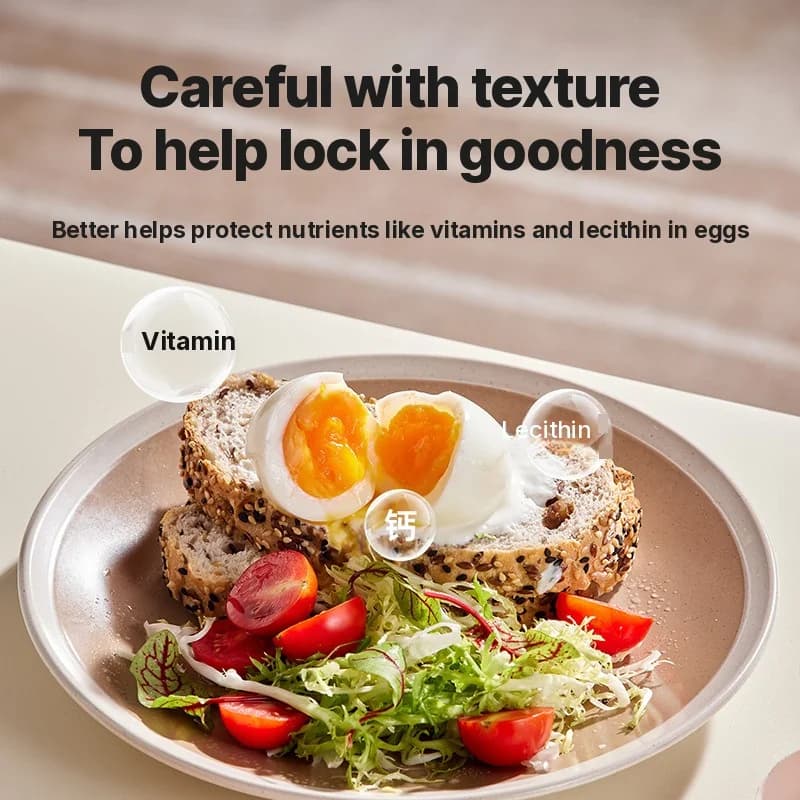 Cocedor eléctrico de huevos para 4-6 huevos, 300W con apagado automático