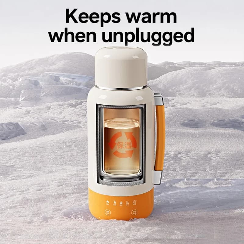 Vaso hervidor eléctrico portátil de viaje con apagado automático