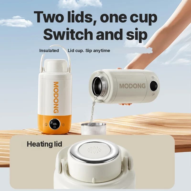 Taza hervidora eléctrica portátil de 1 L con acero inoxidable 316