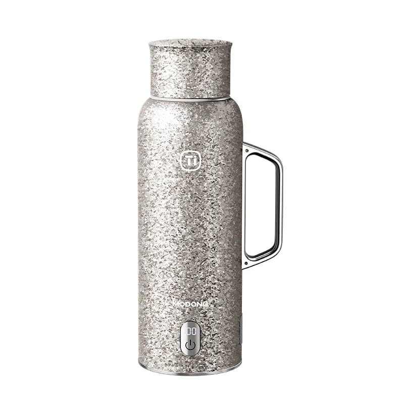 Taza térmica de titanio puro con tapa magnética