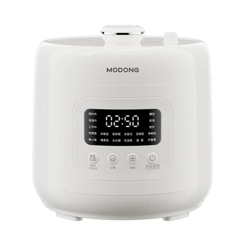 Olla a presión eléctrica 4L con revestimiento cerámico, 800W, temporizador 17-24H