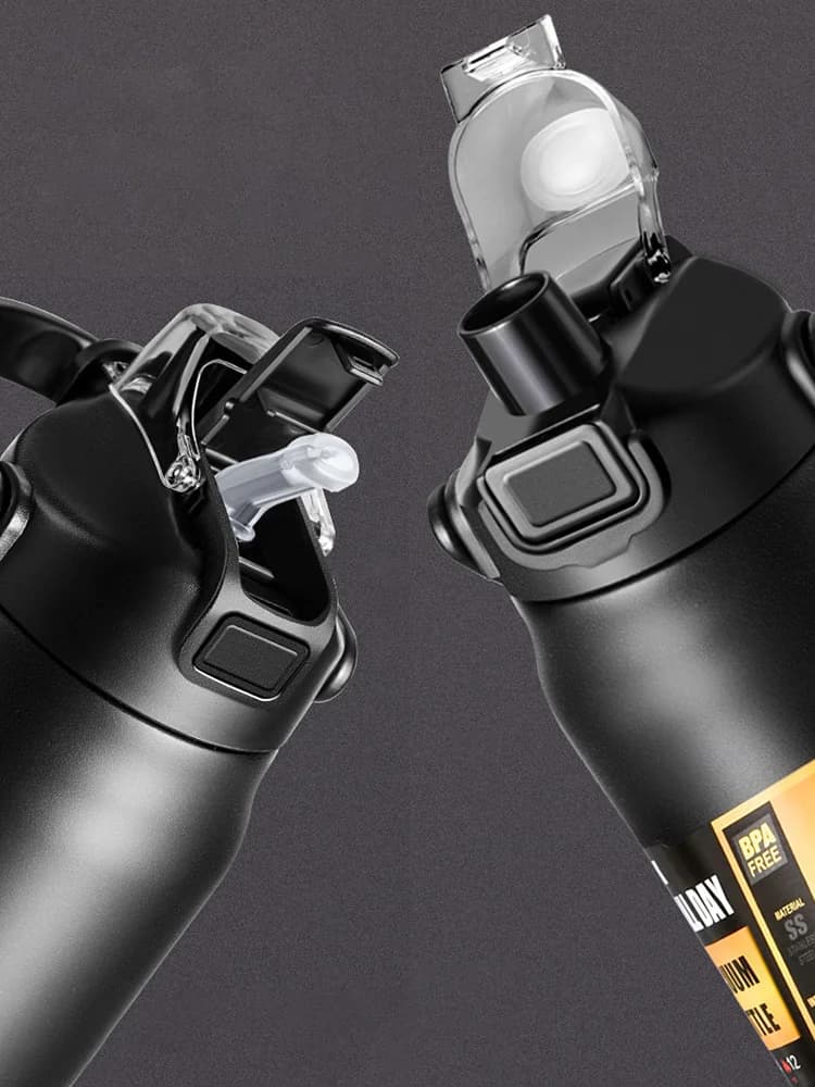 Vaso térmico de exterior con pajita 0.8-1.5L