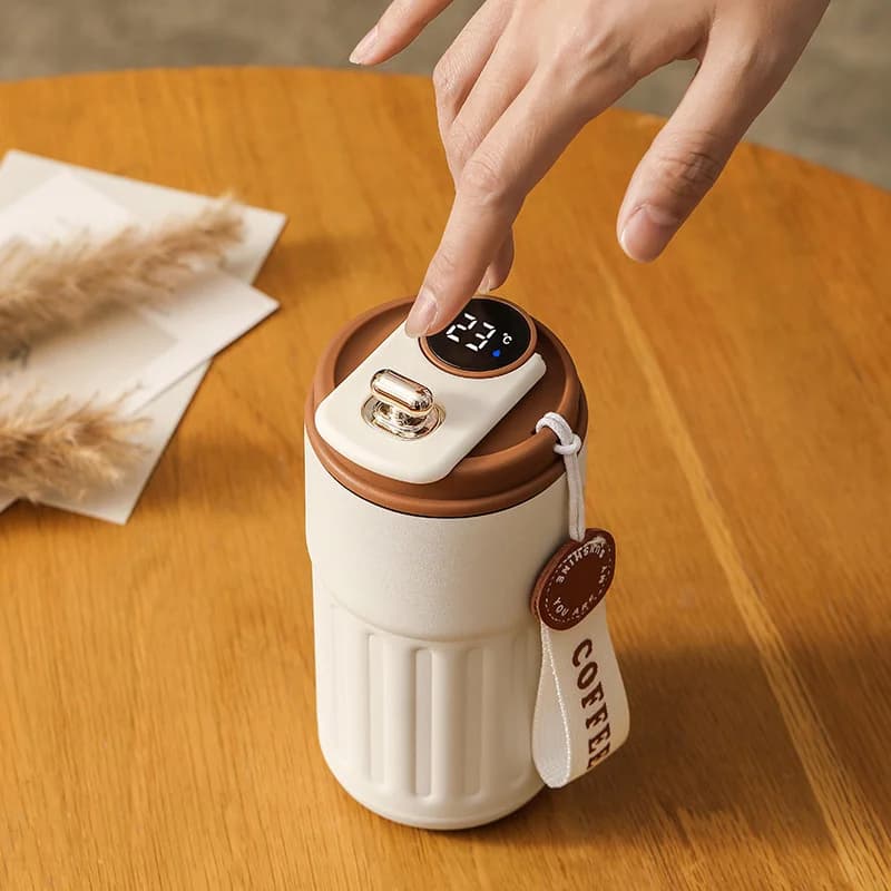 Taza termos con pantalla de temperatura de 450ml