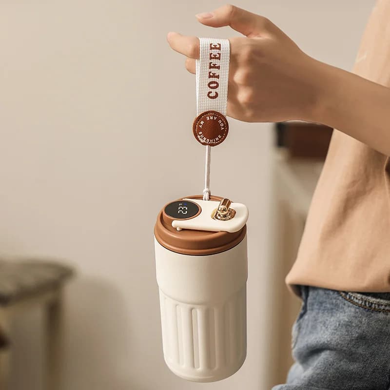 Taza termos con pantalla de temperatura de 450ml
