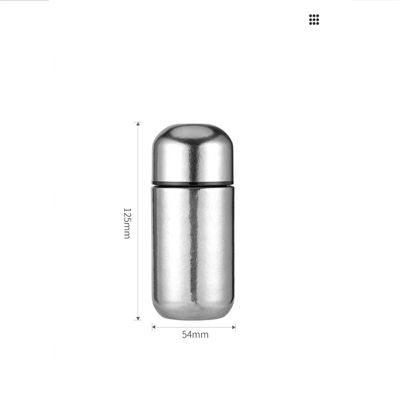 Frasco de bolsillo de titanio puro 150ml