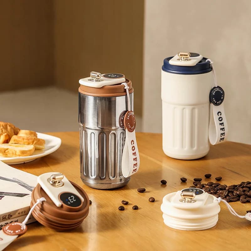 Taza termos con pantalla de temperatura de 450ml