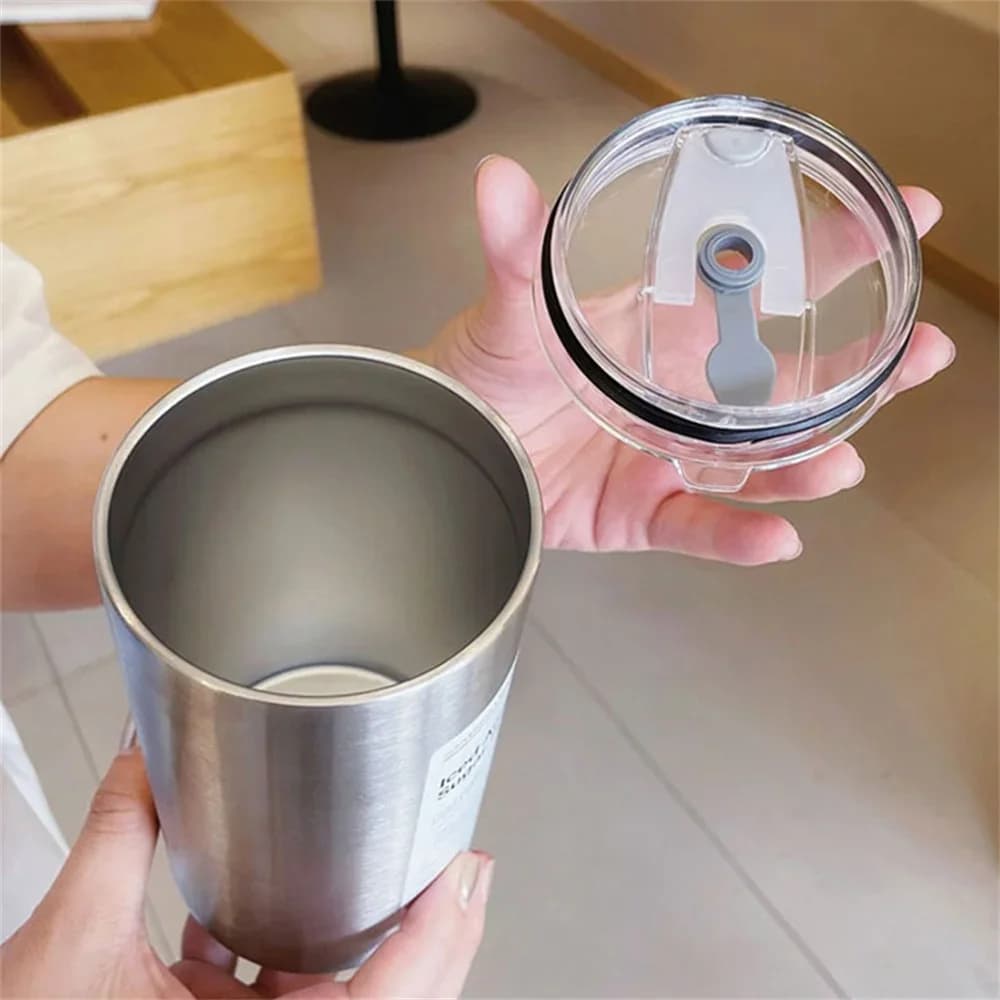 Vaso térmico con pajita de 600ml